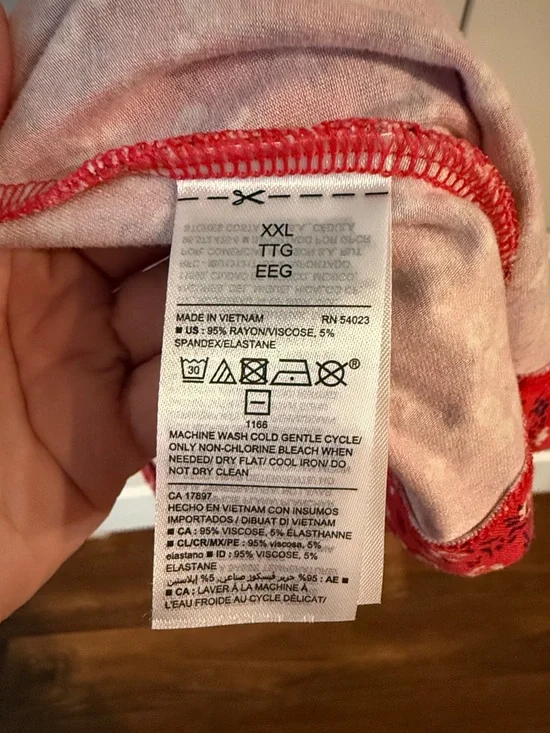 Old Navy Red Floral Midi Tank Dress - Picture 4 of 5